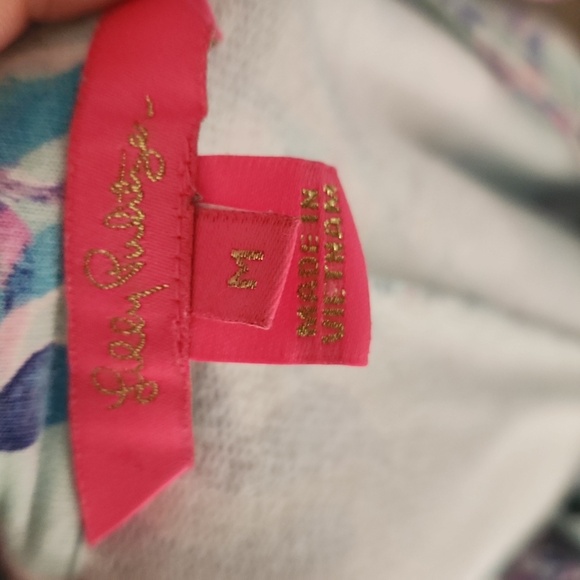 Lilly Pulitzer Sherryn Shift Dress Blue oasis tint Sz M - Picture 7 of 8